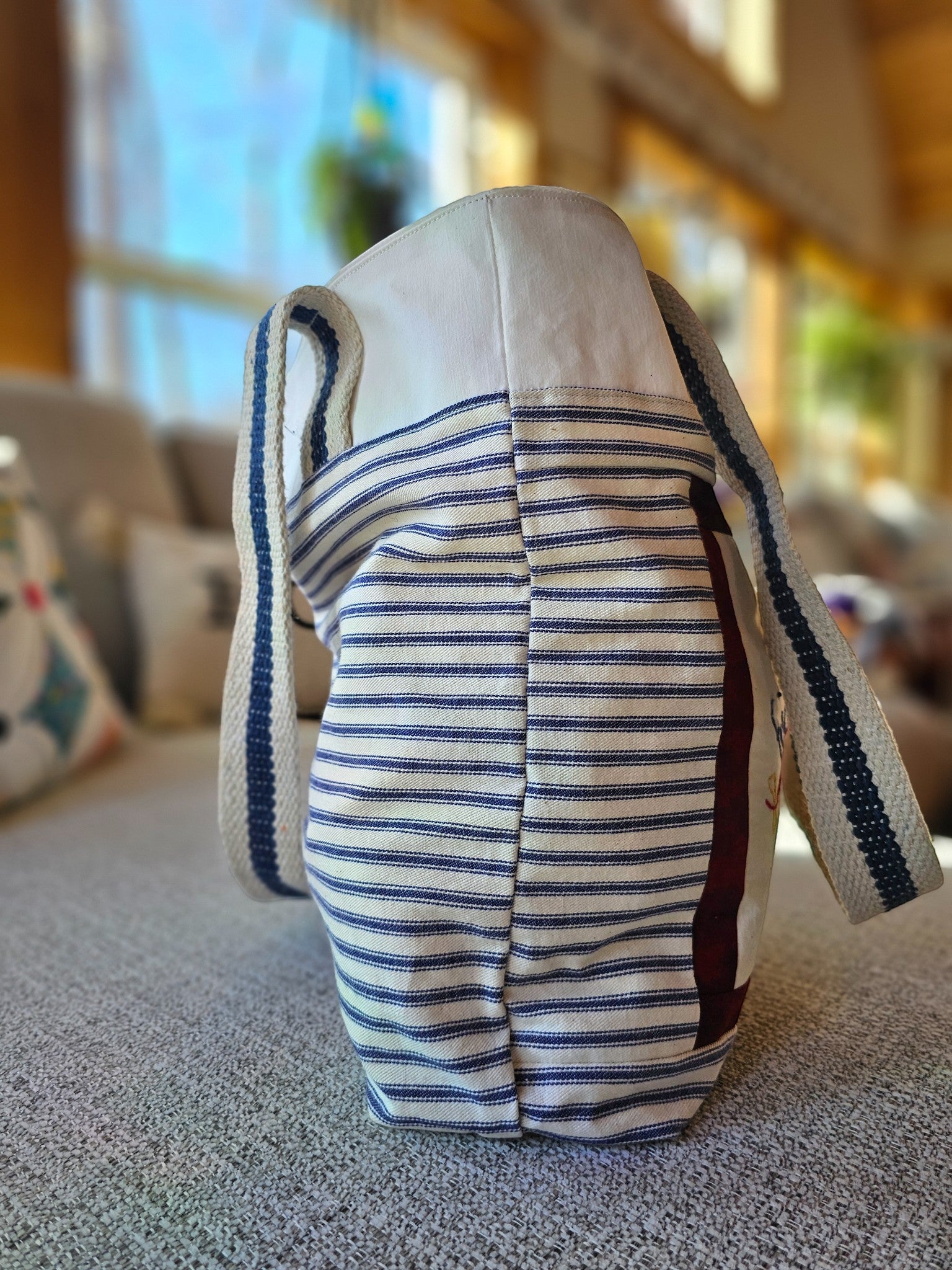 Friends Make Your Spirits Soar Vintage Embroidery Tote Bag