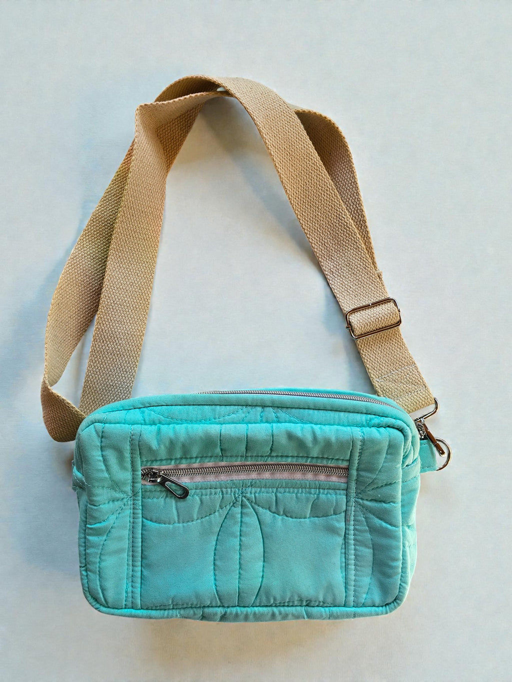 Vintage Quilted Crossbody Sling Bag