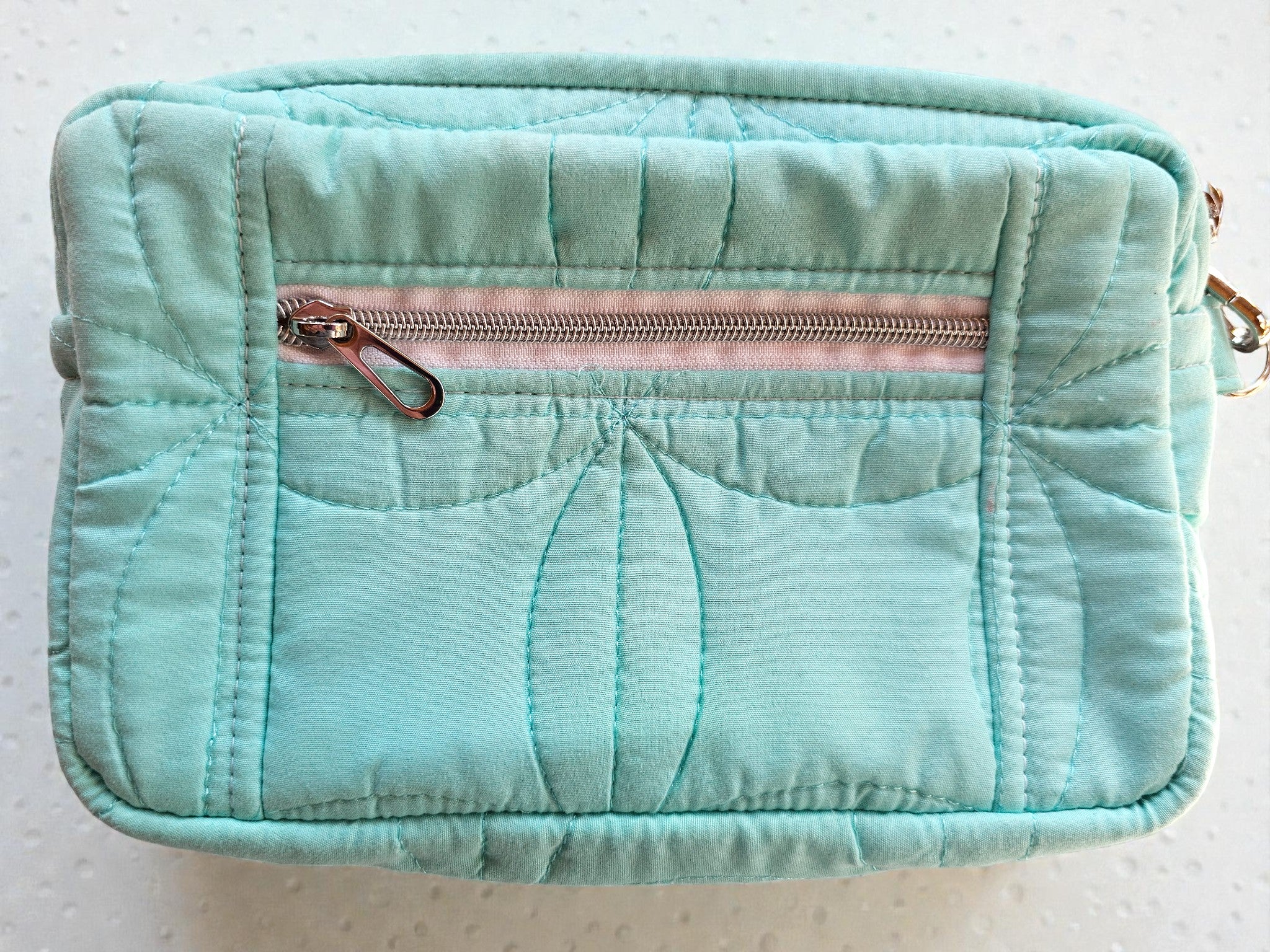 Vintage Quilted Crossbody Sling Bag