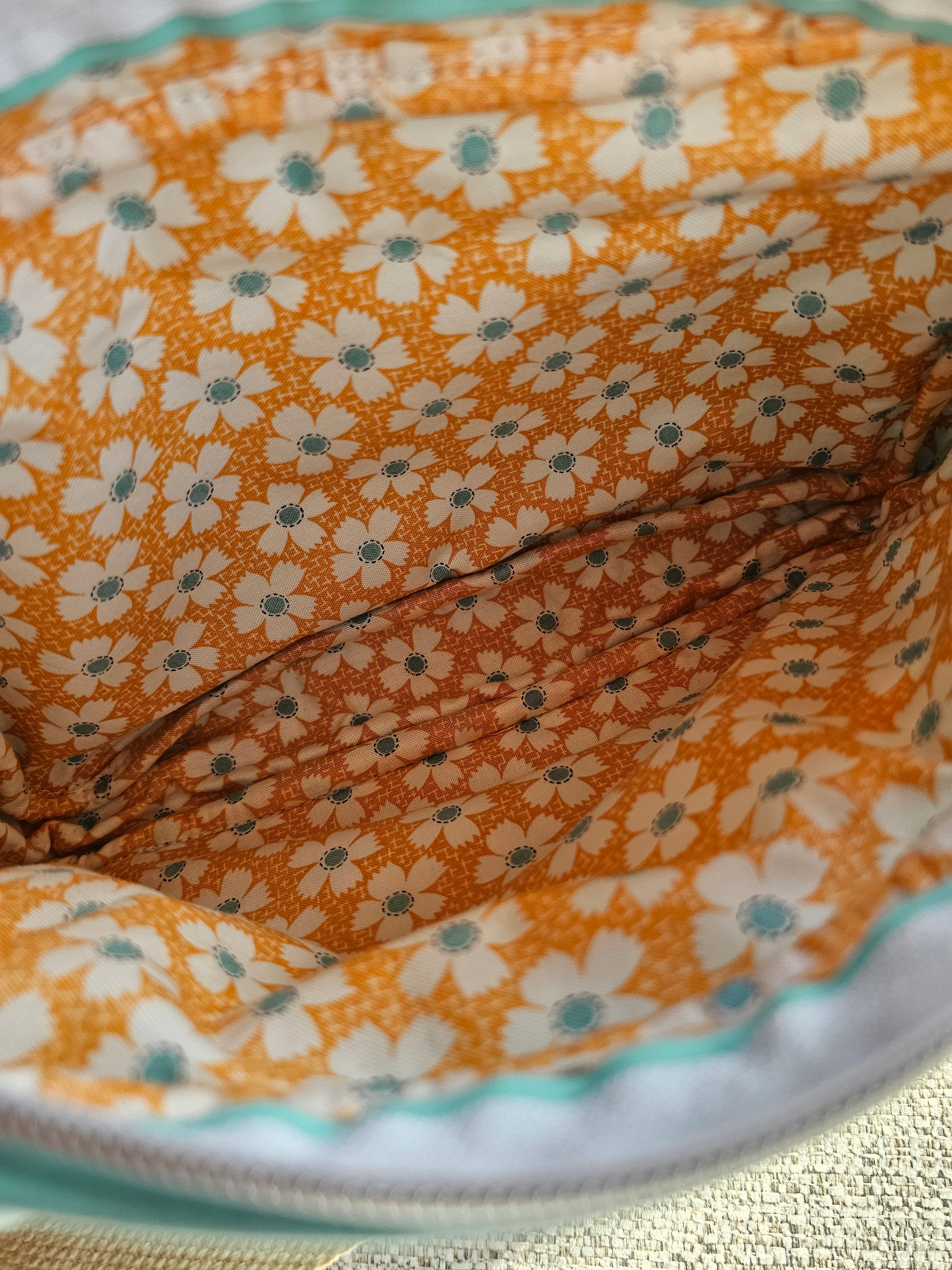 Vintage Quilted Crossbody Sling Bag