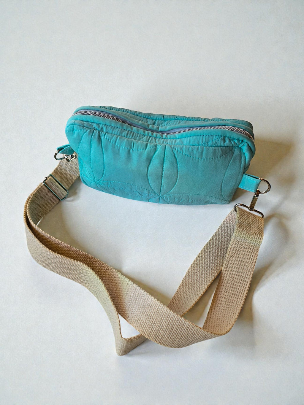 Vintage Quilted Crossbody Sling Bag