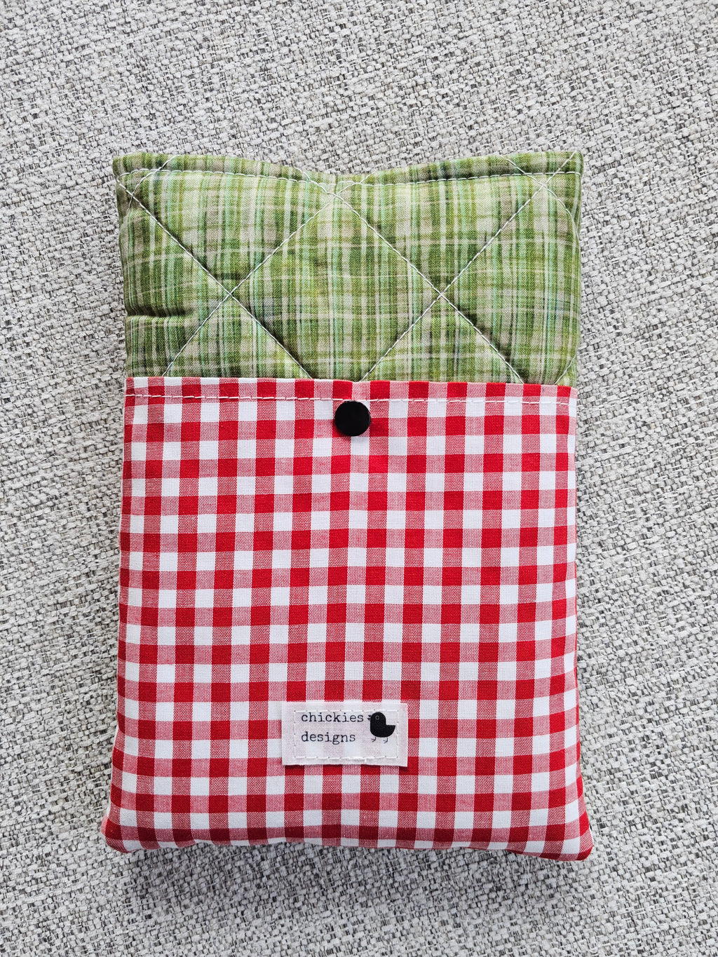 Quilted Book/e-Reader Sleeve - Medium