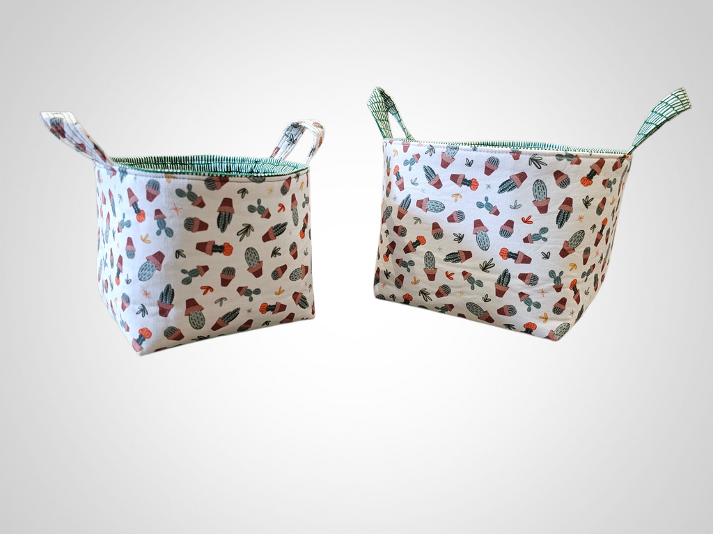 Lagom Nesting Storage Basket Set – Handmade Fabric Organizers