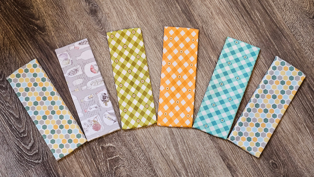 Reversible and Collapsible Cotton Fabric Baskets