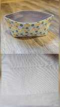 Reversible and Collapsible Cotton Fabric Baskets