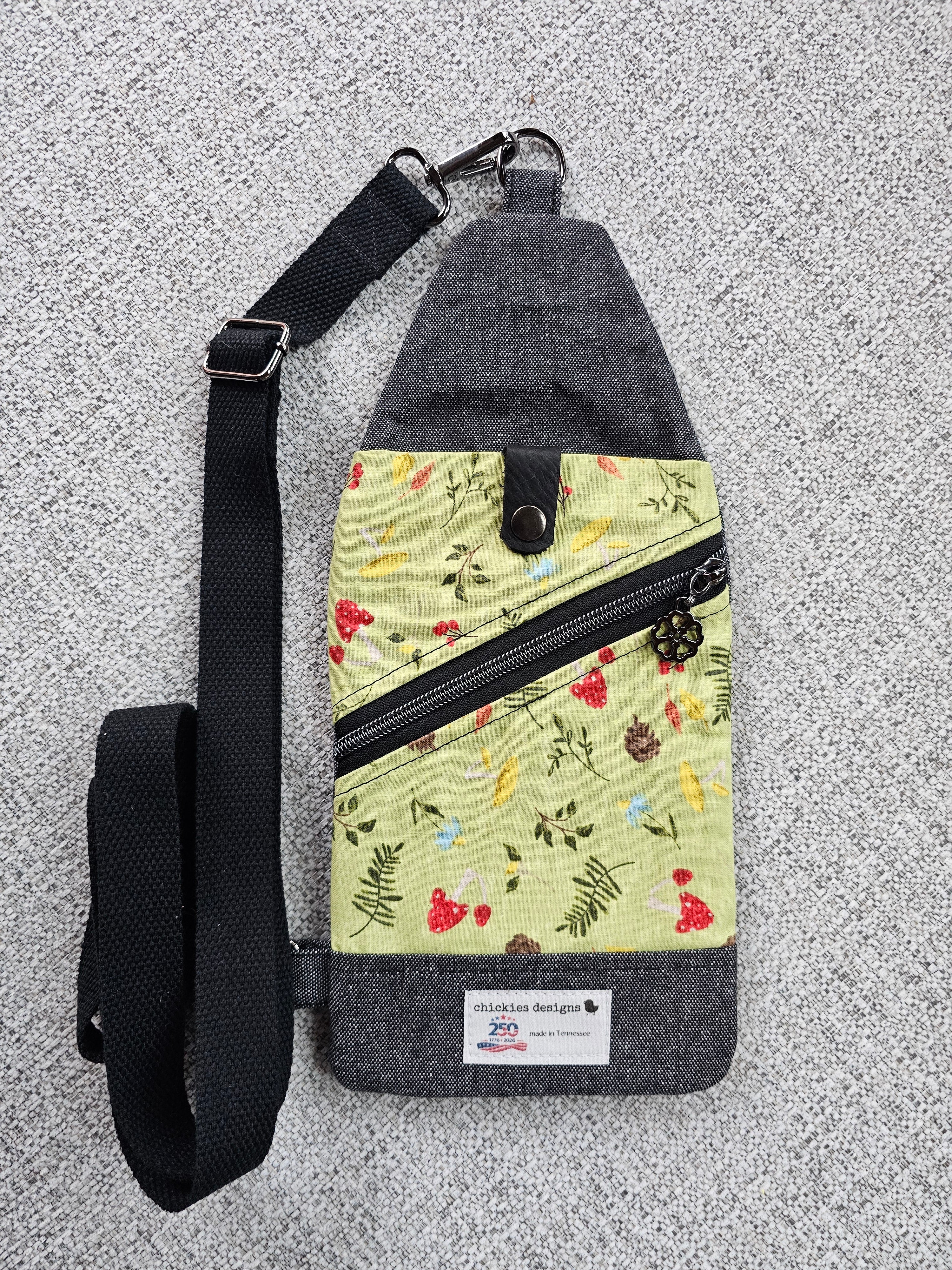 Mini Traveler Sling Forest Mushrooms