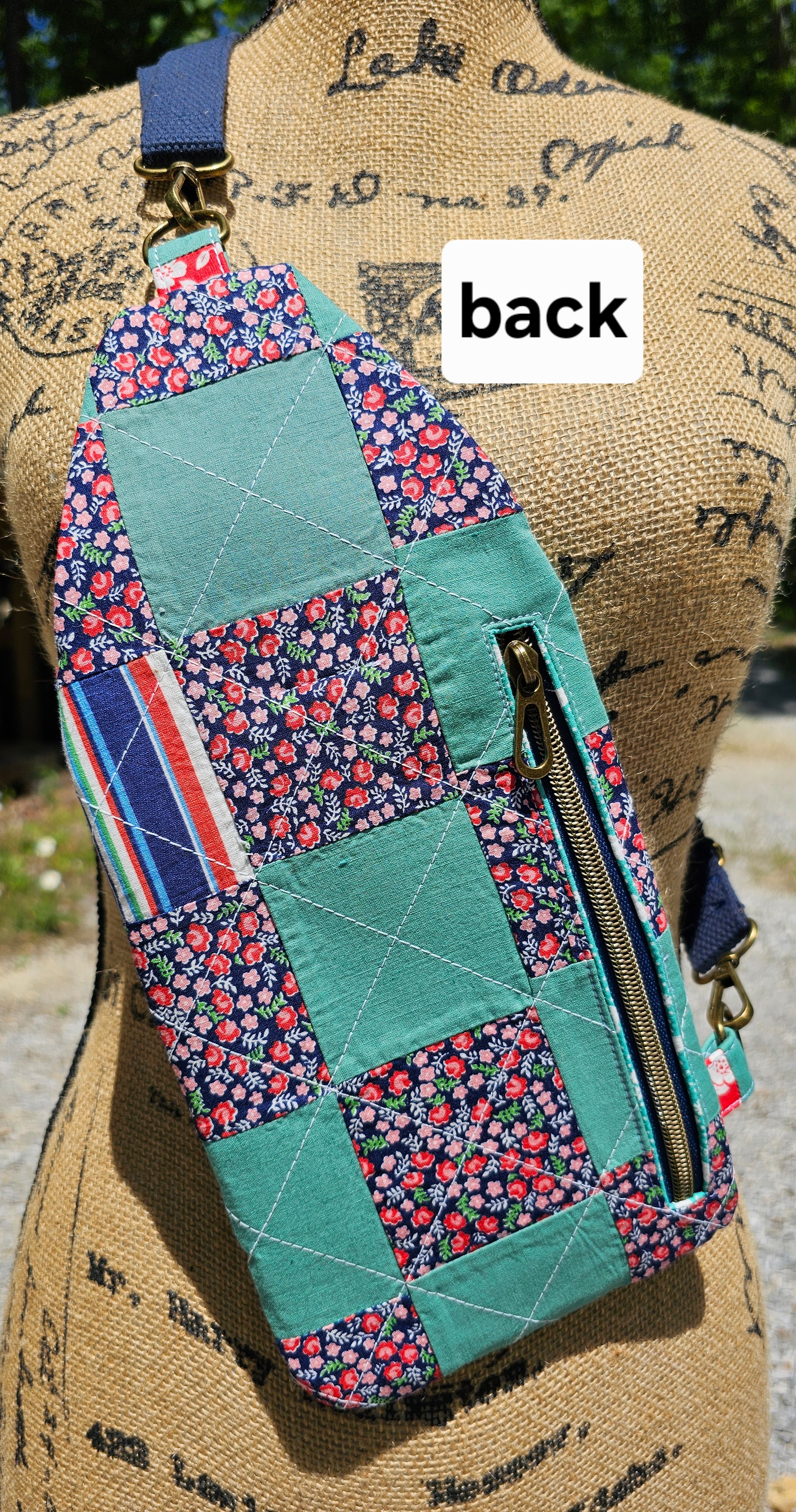 Mini Traveler Sling - Vintage Fabrics