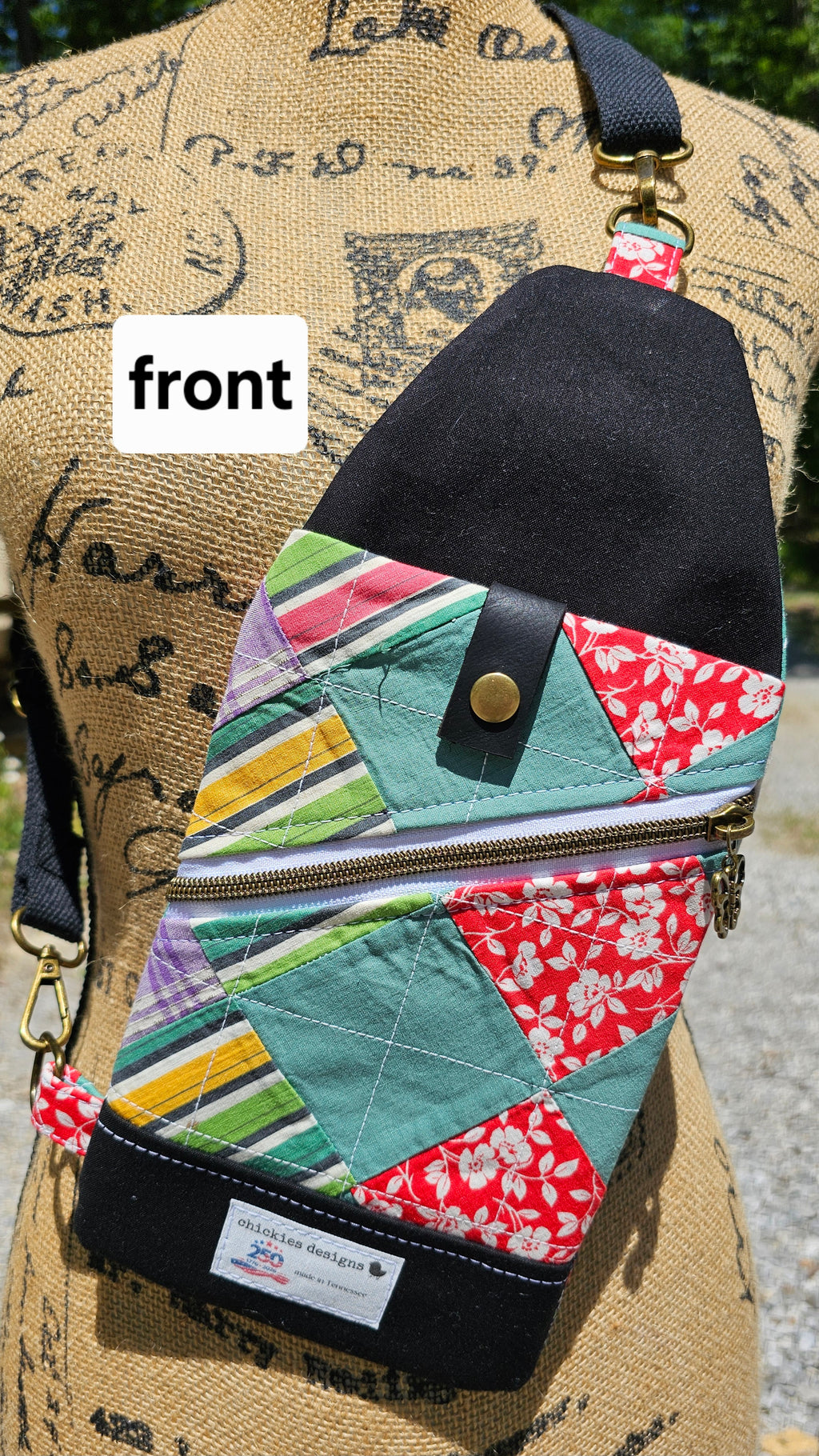 Mini Traveler Sling - Vintage Fabrics