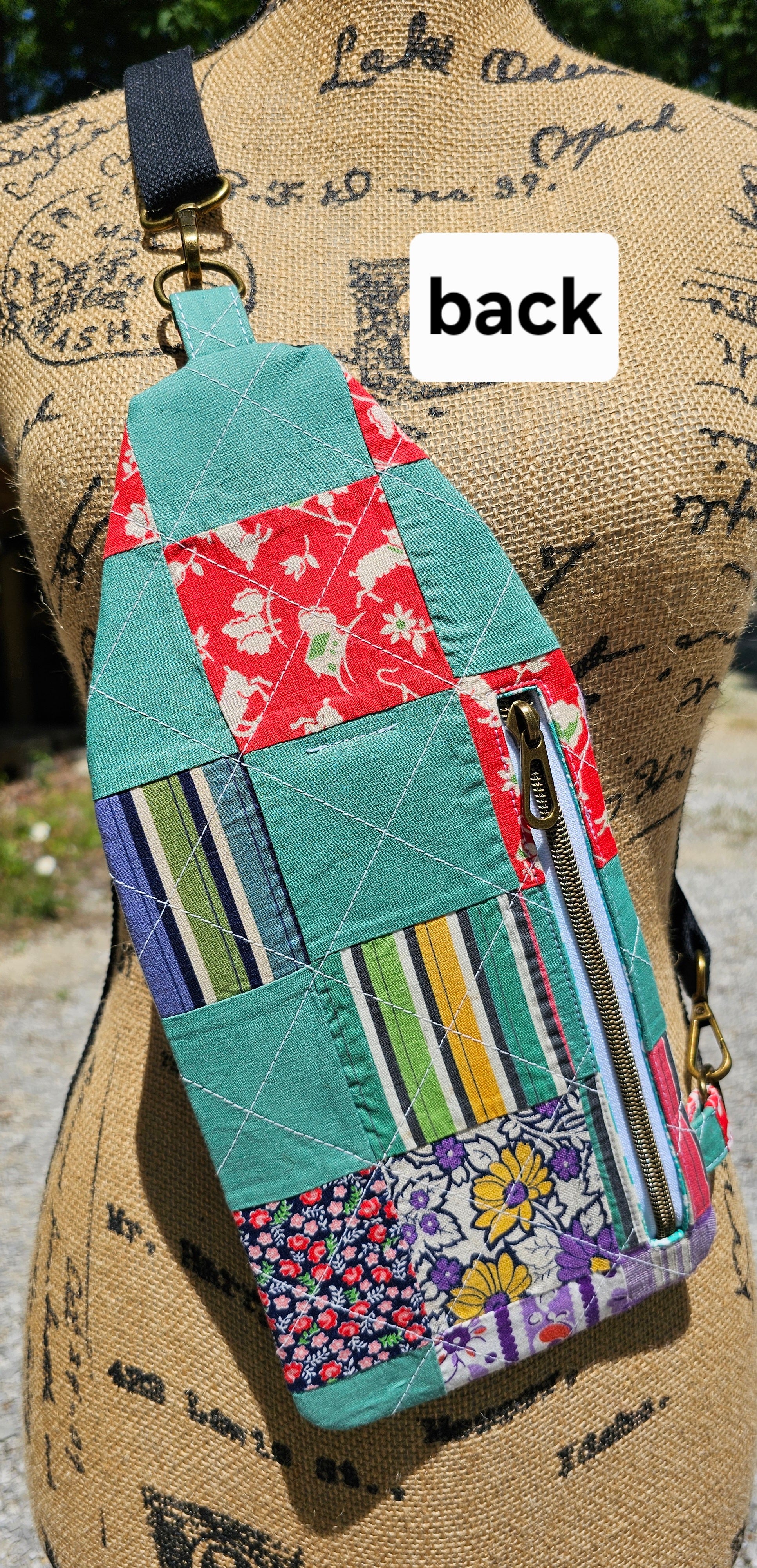 Mini Traveler Sling - Vintage Fabrics
