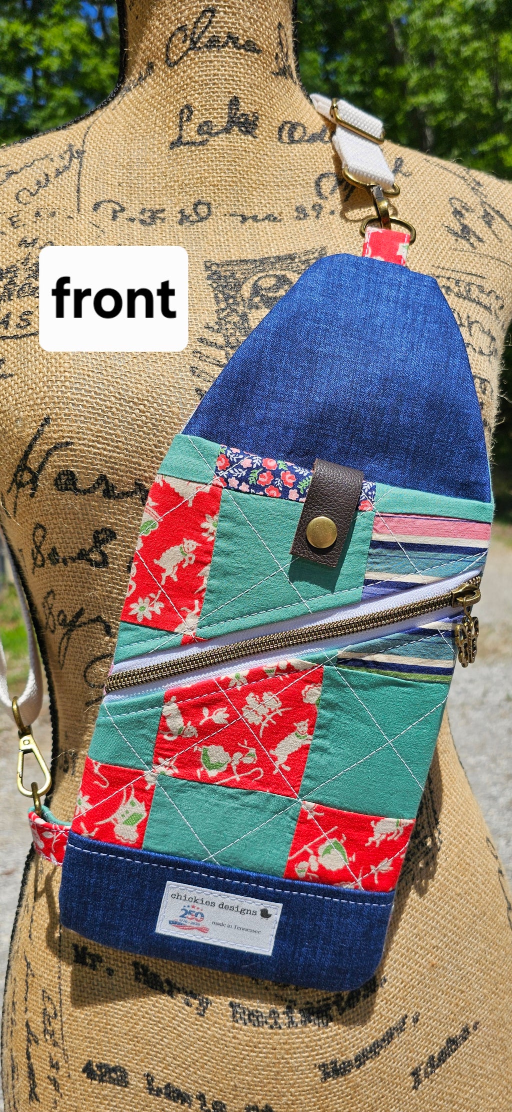 Mini Traveler Sling - Vintage Fabrics
