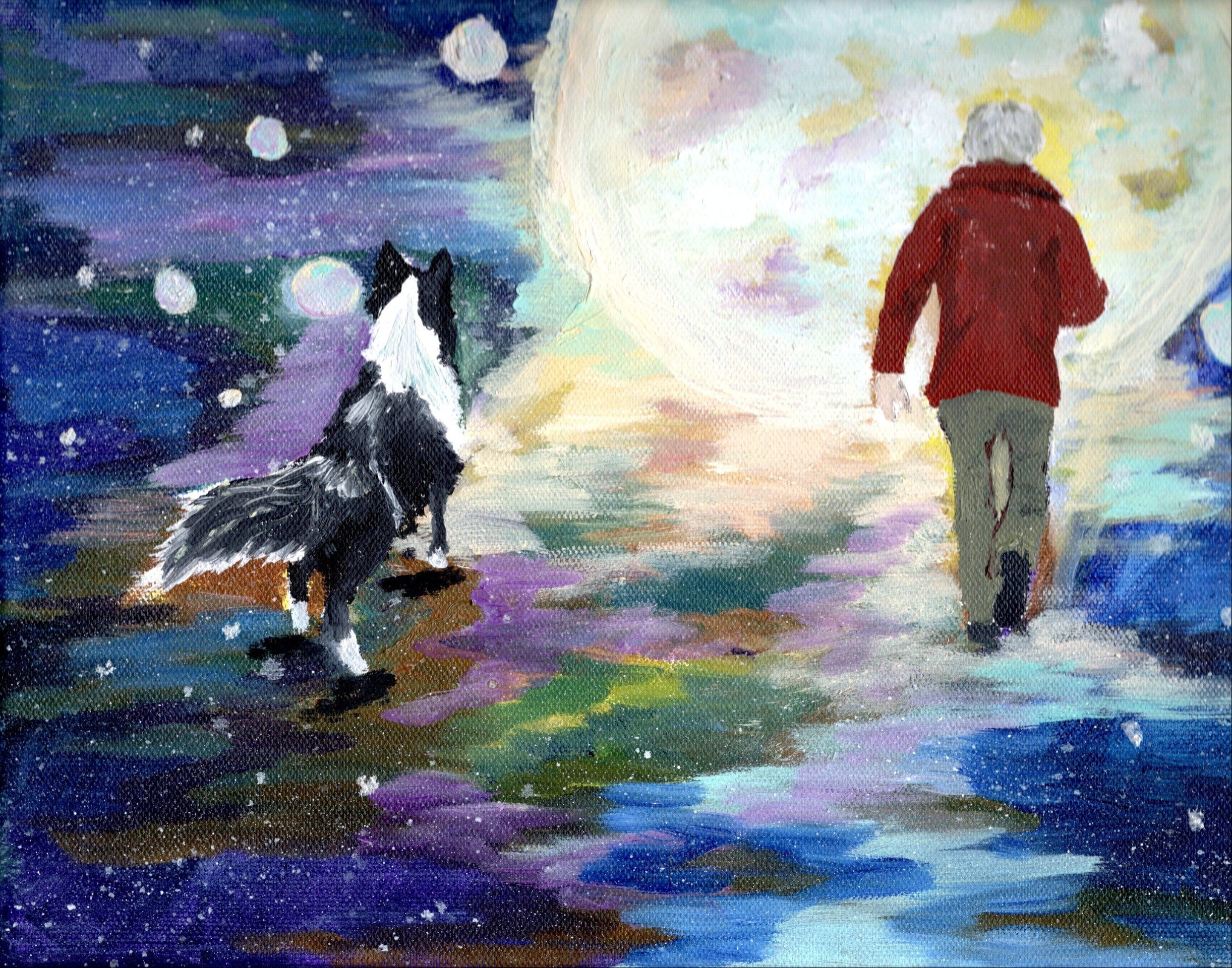 Unique art including oil paintings, poster prints & stickers