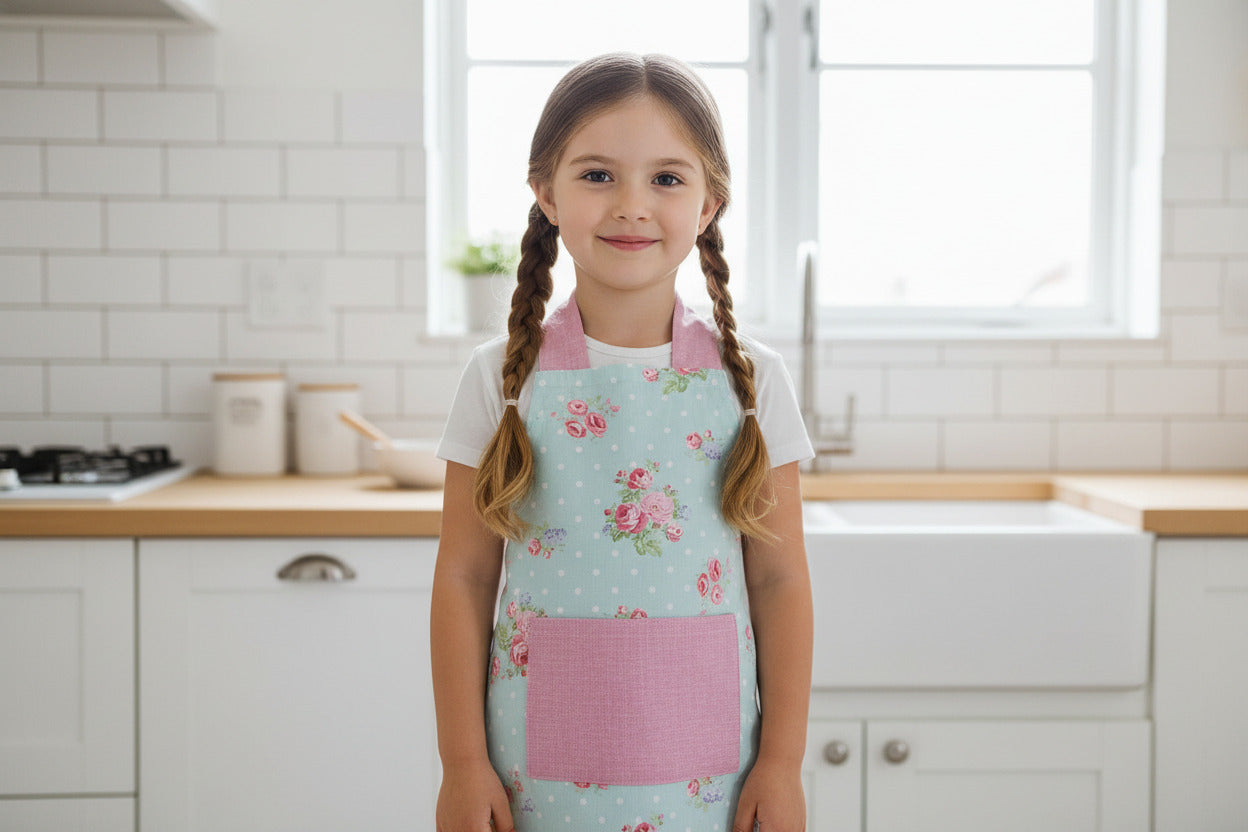 Reversible crossback aprons