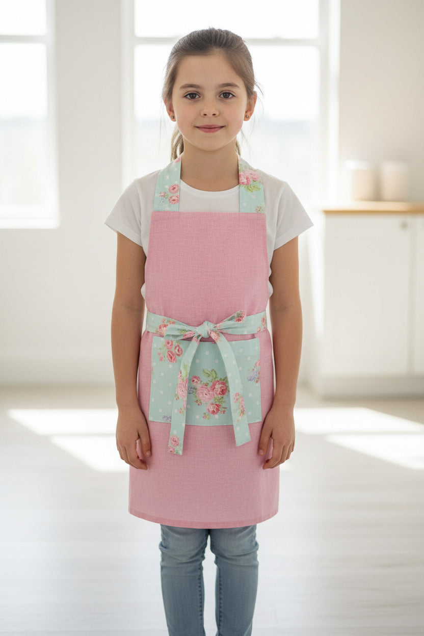 Reversible crossback aprons