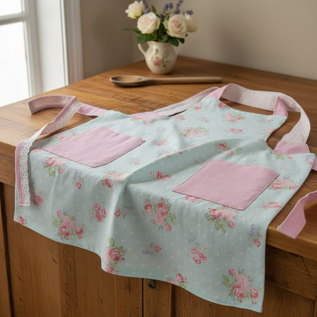 Reversible crossback aprons