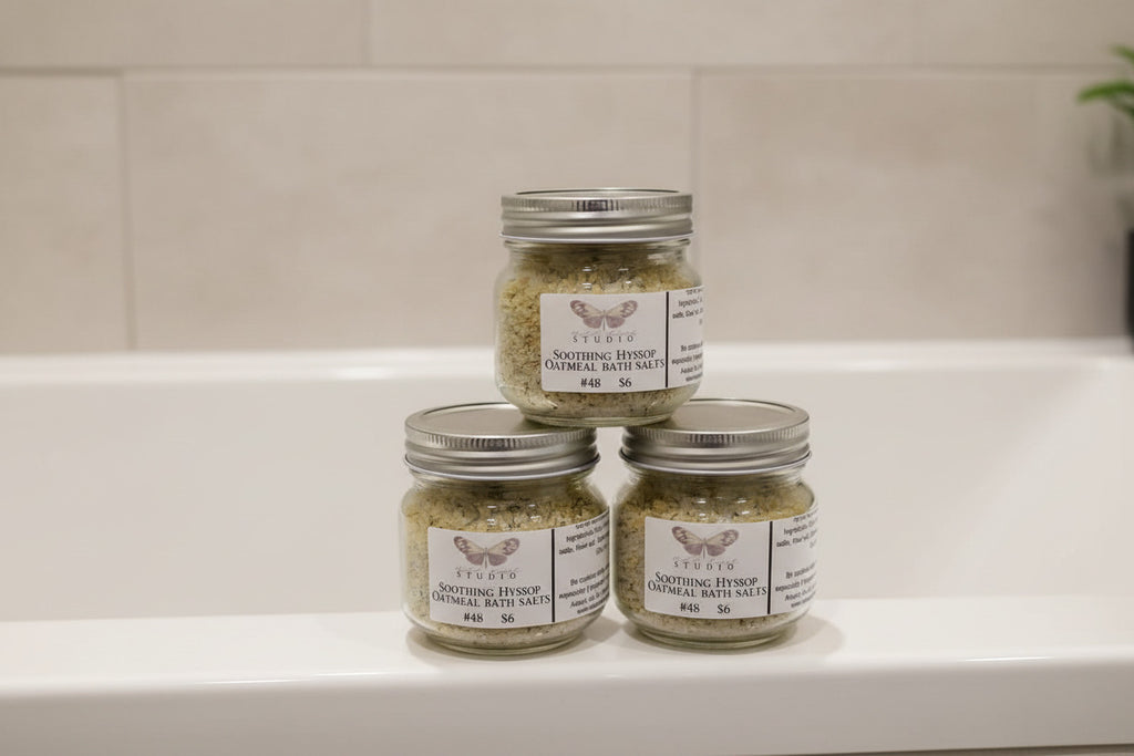 Herbal bath salts