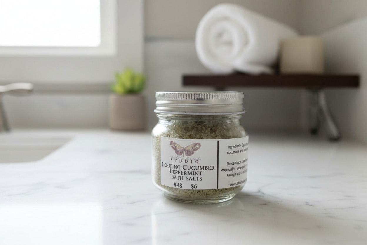 Herbal bath salts