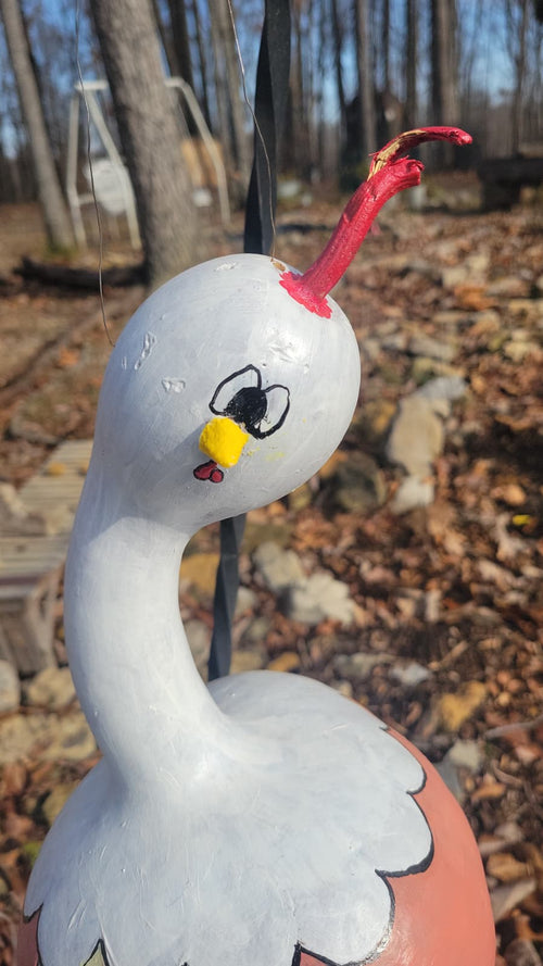 Birdhouse Gourds (with clay additions)