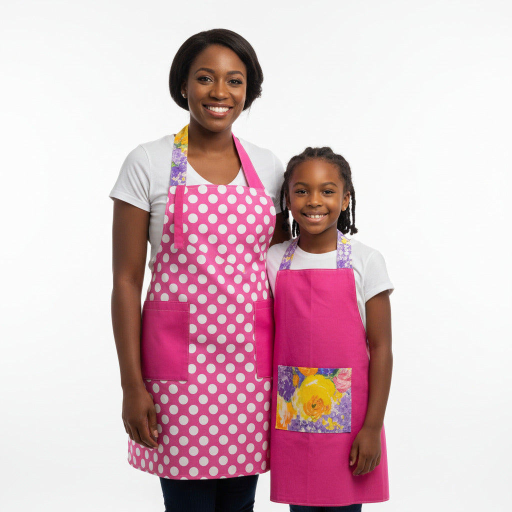 Children's Crossback Reversible Aprons